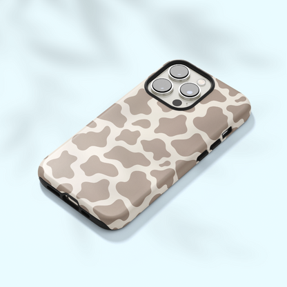 Chestnut Cowprint iPhone Case