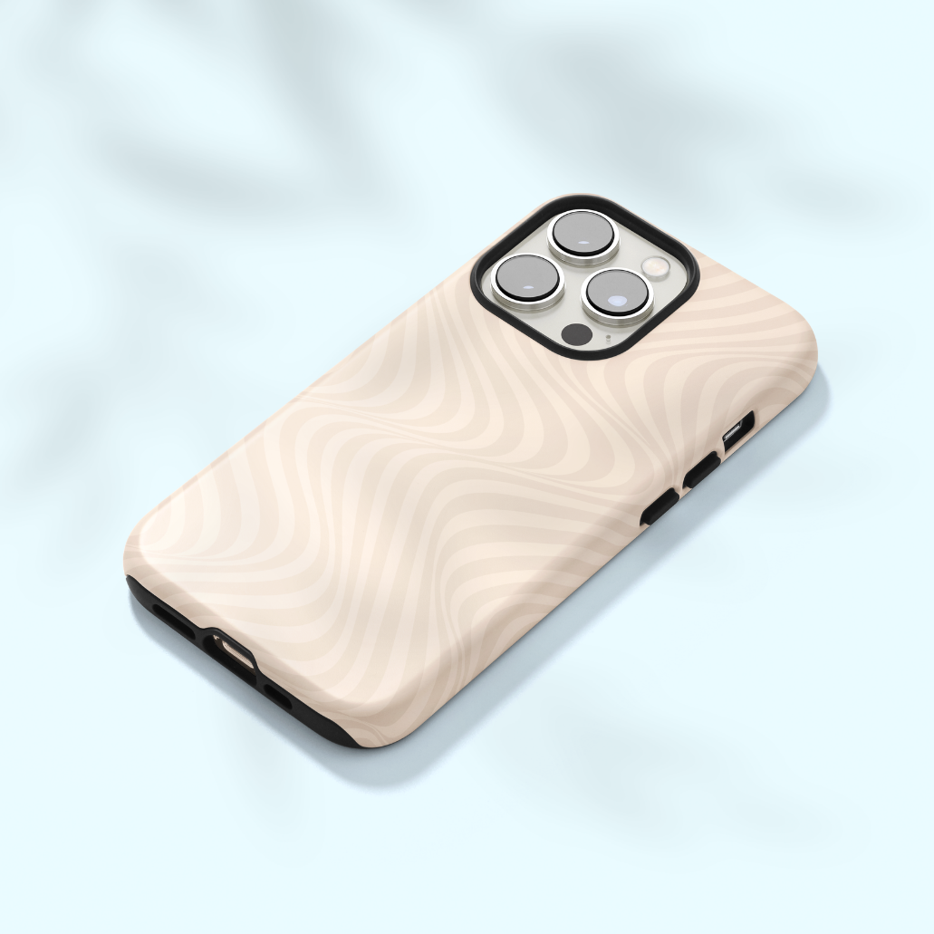 Almond Swirls iPhone Case