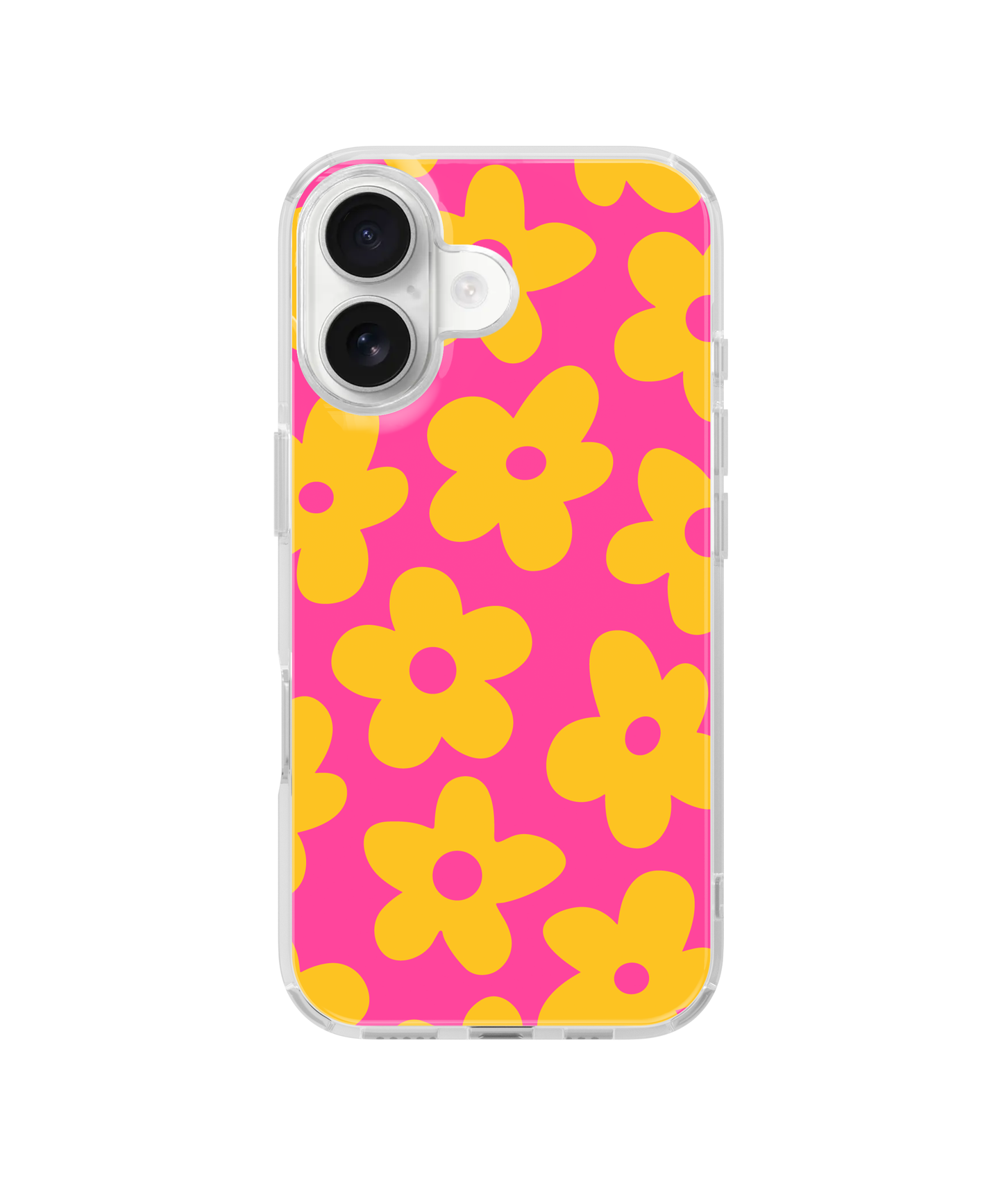 Pink Lemonade Big Blooms Clear Case Insert