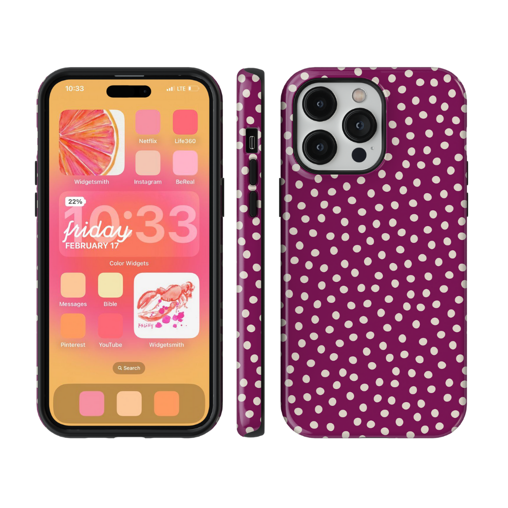 Velvet Dots Phone Case