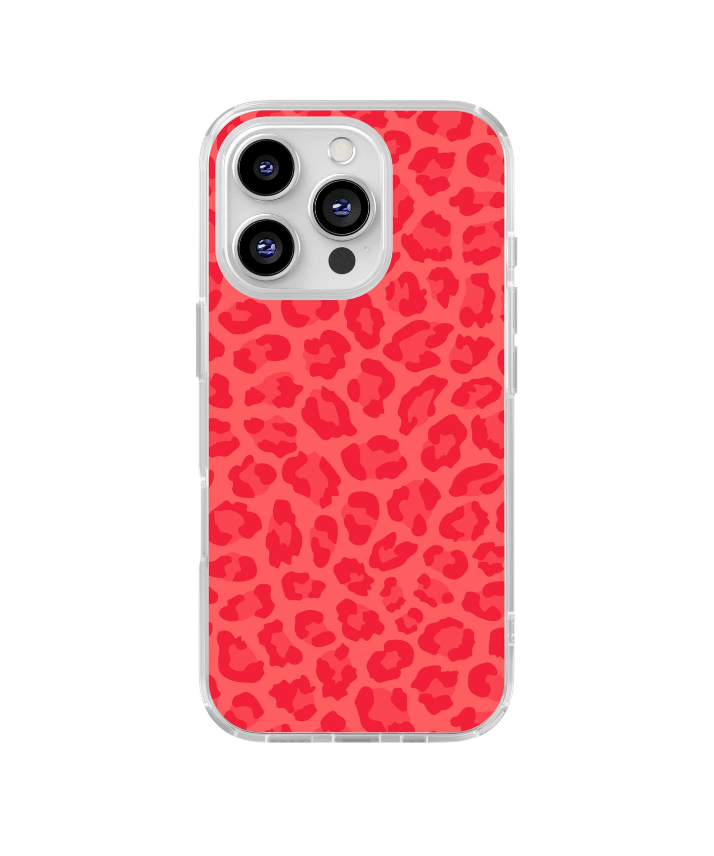 Vermillion Leopard Clear Case Insert