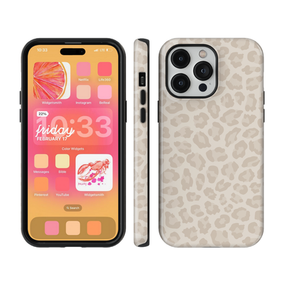 Vanilla Milkshake Leopard Phone Case