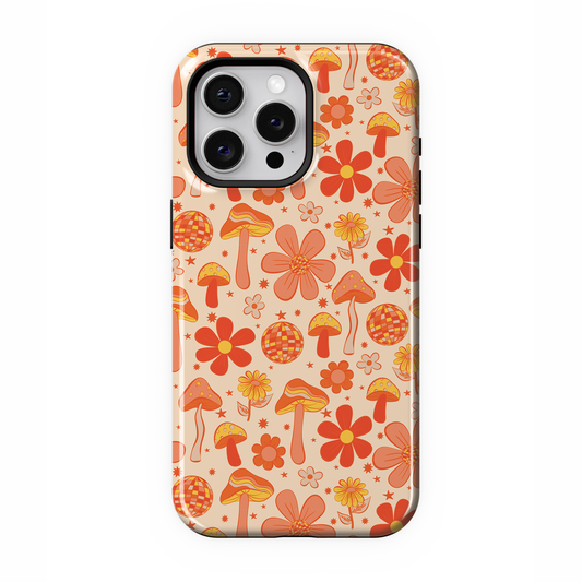 Orange Fungi Fantasia iPhone Case