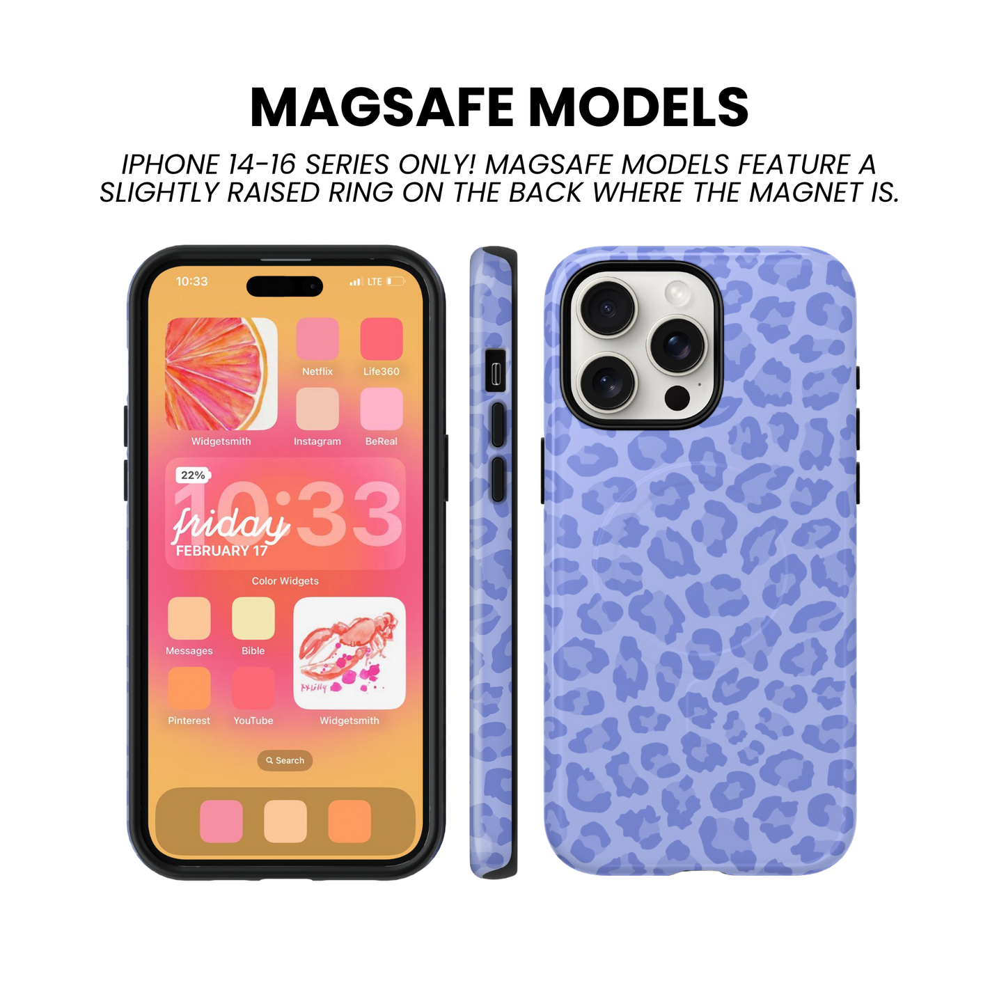 Bluebell Leopard Phone Case