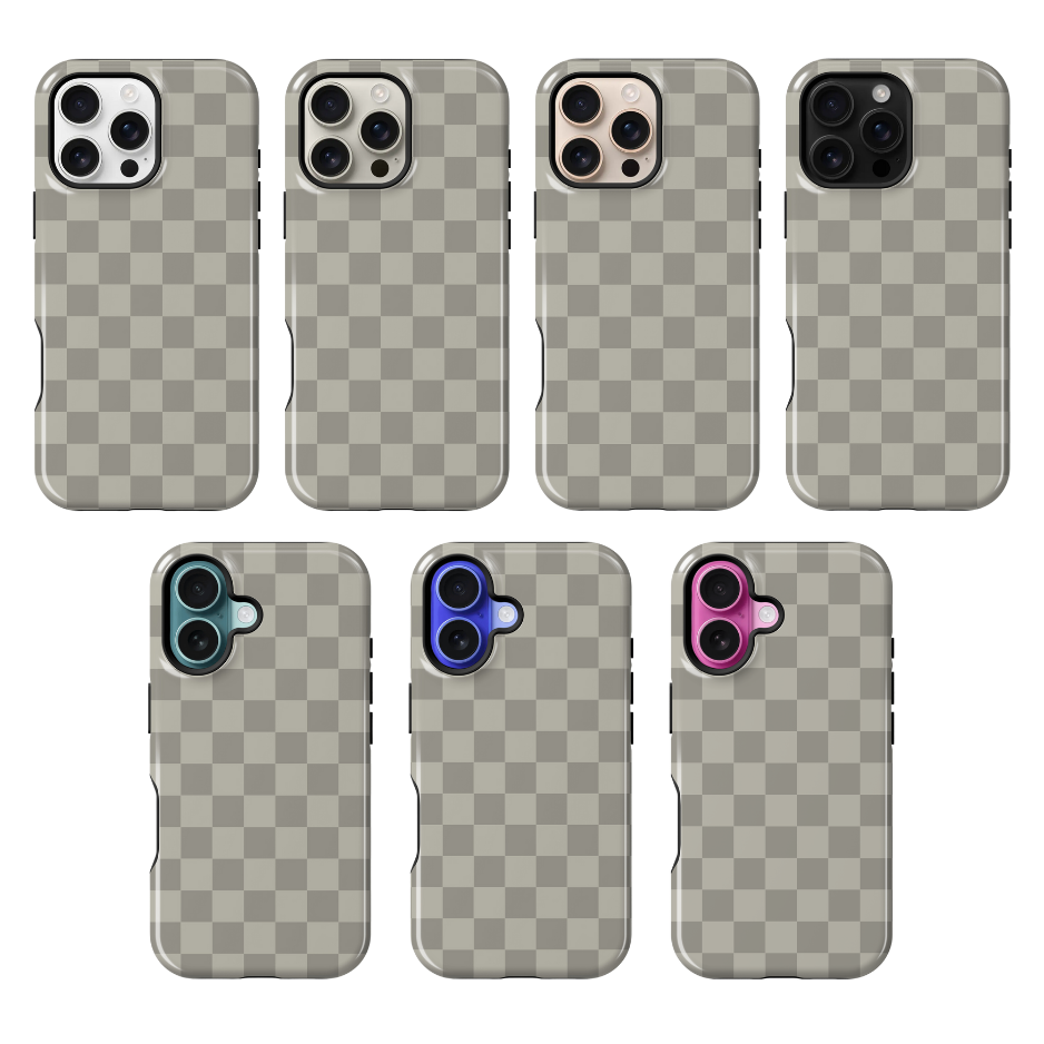 River Rock Checkers Phone Case