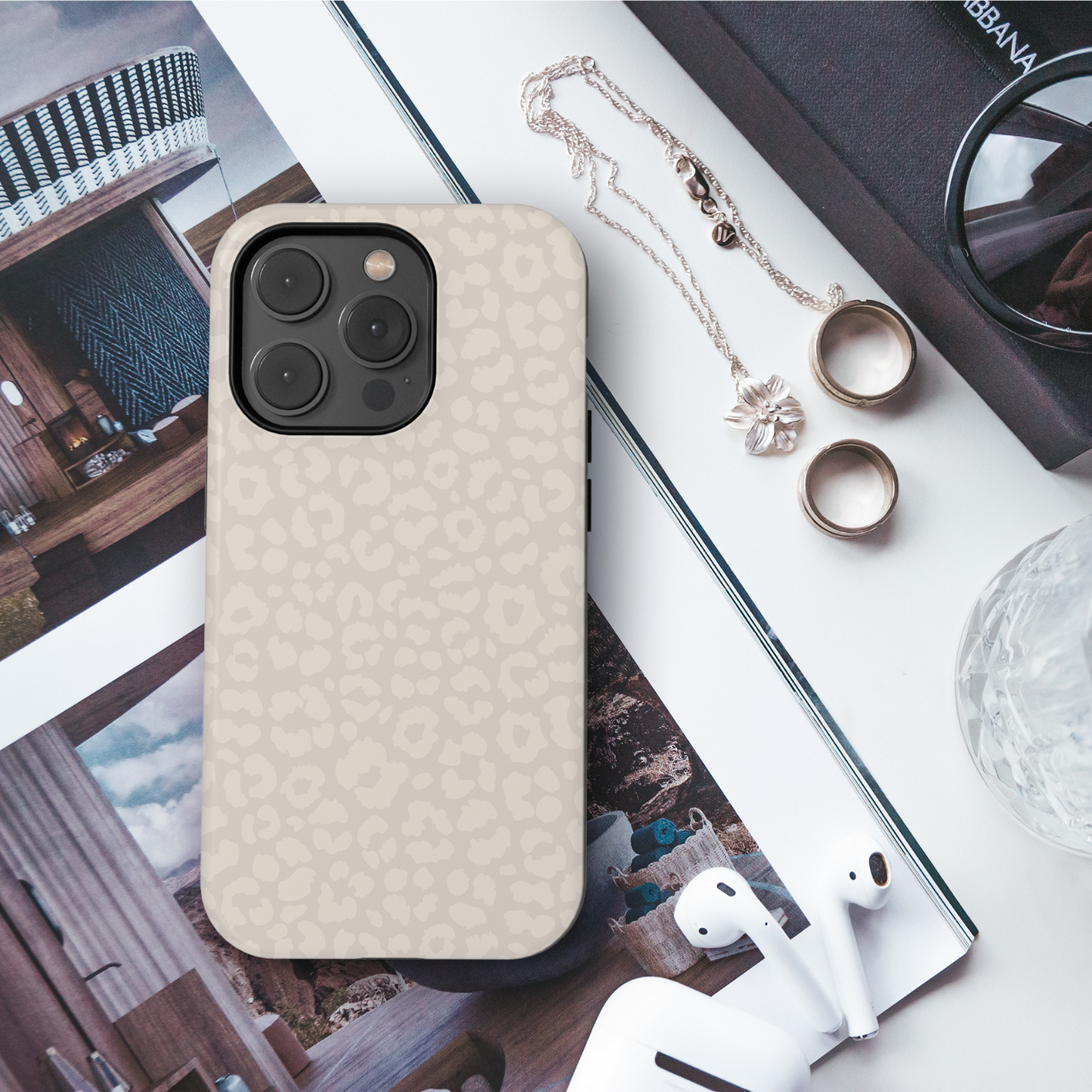 Vanilla Cheetah iPhone Case