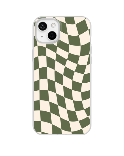 Moss Wavy Checkers II Clear Case Insert