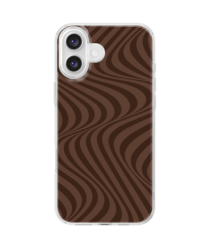 Espresso Swirls Clear Case Insert