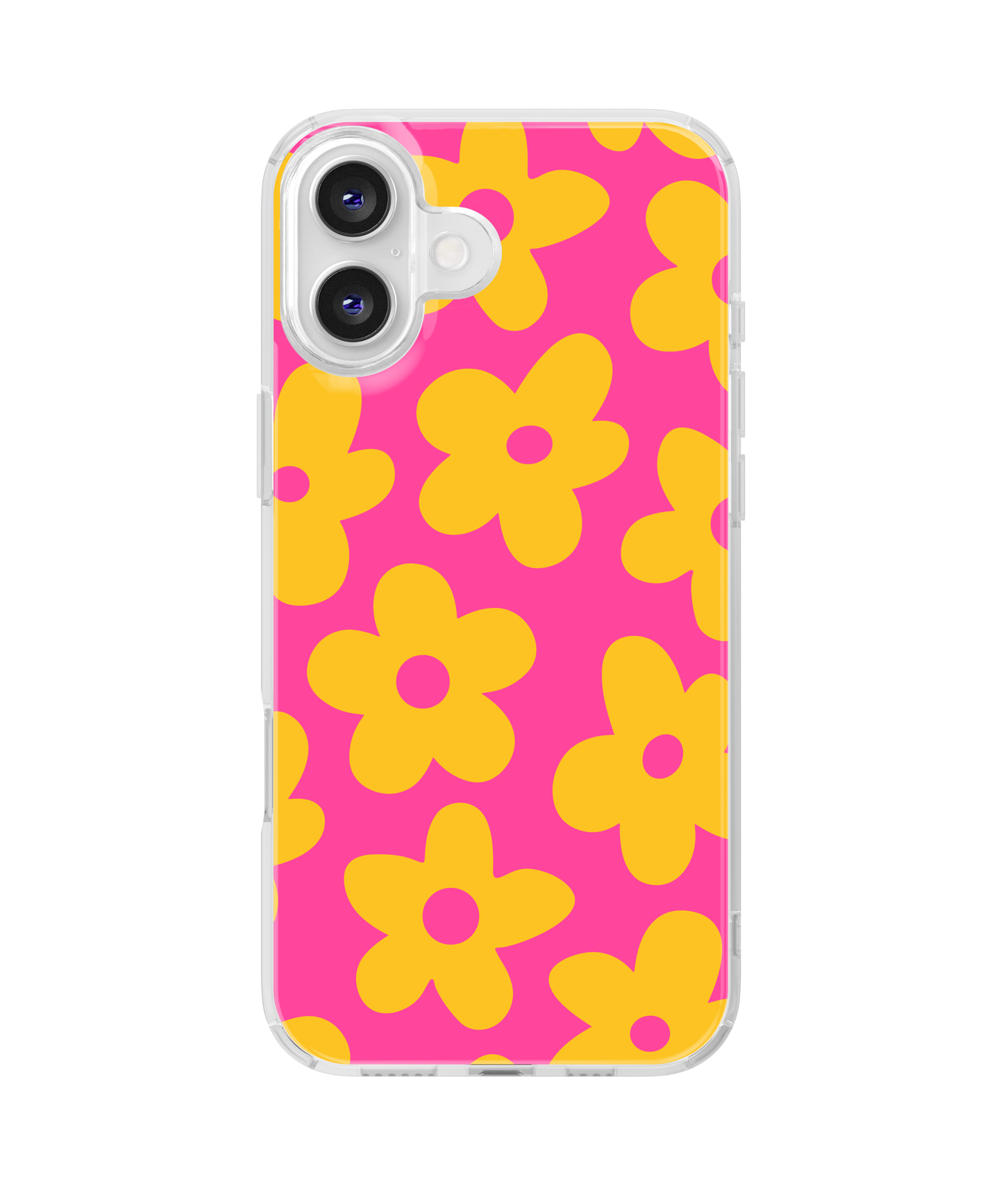 Pink Lemonade Big Blooms Clear Case Insert