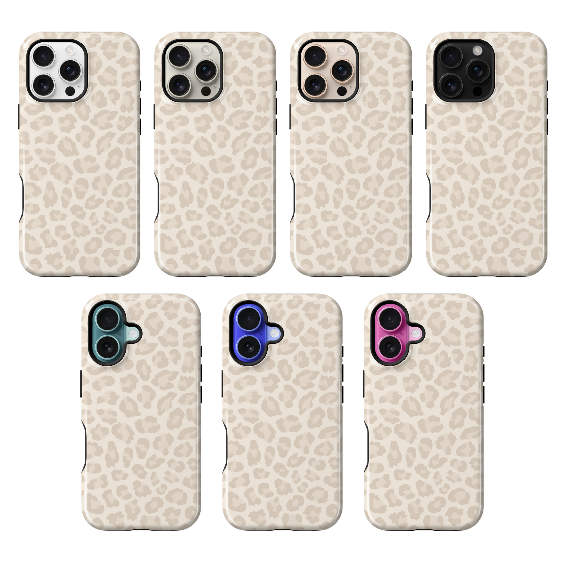 Vanilla Milkshake Leopard Phone Case