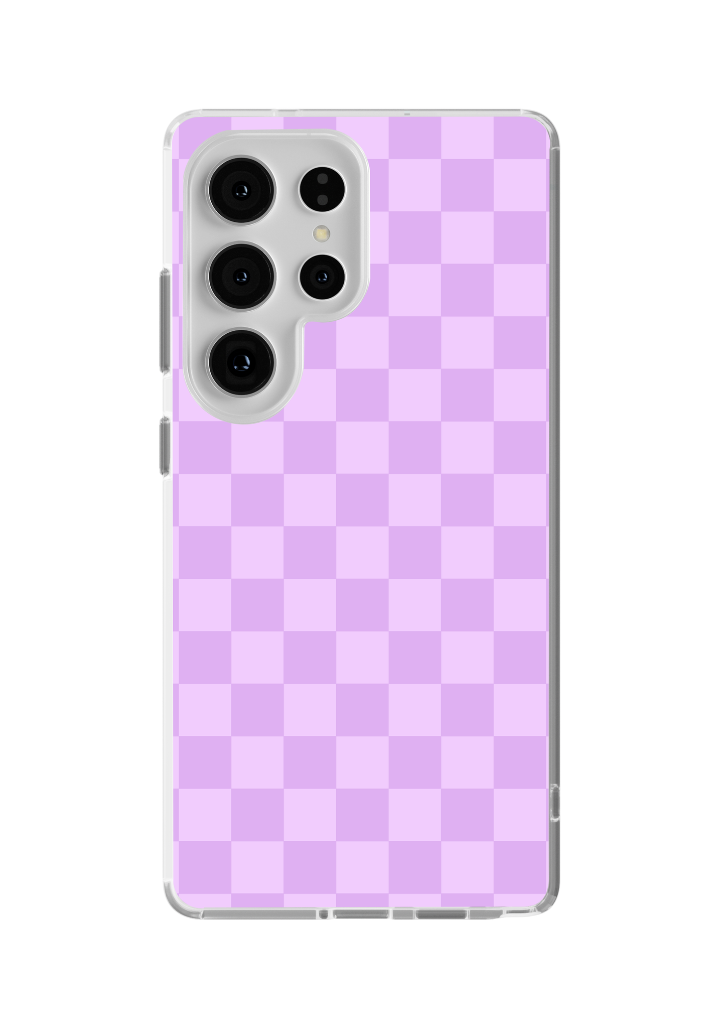 Lilac Checkers Clear Case Insert