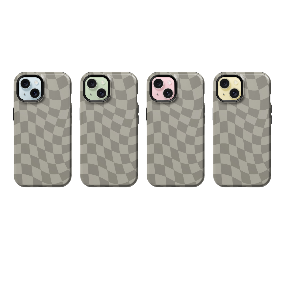 River Rock Wavy Checkers Phone Case