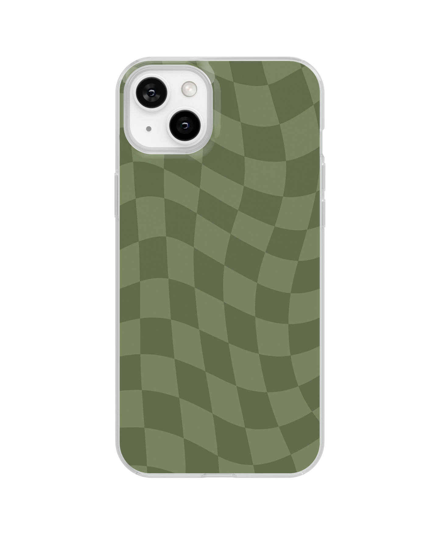 Moss Wavy Checkers Clear Case Insert