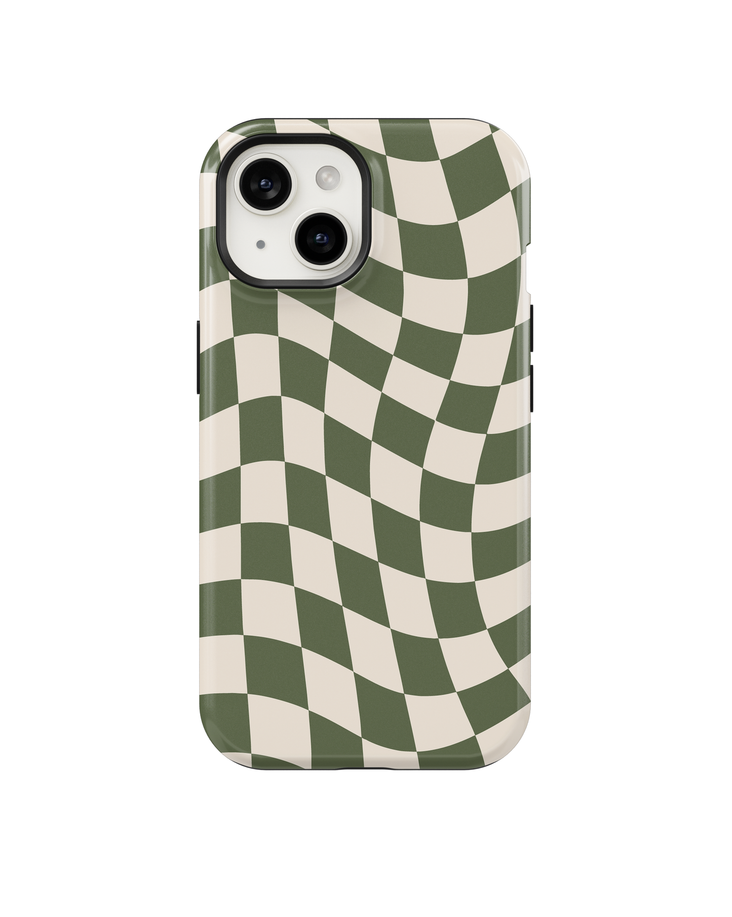 Moss Wavy Checkers II Phone Case