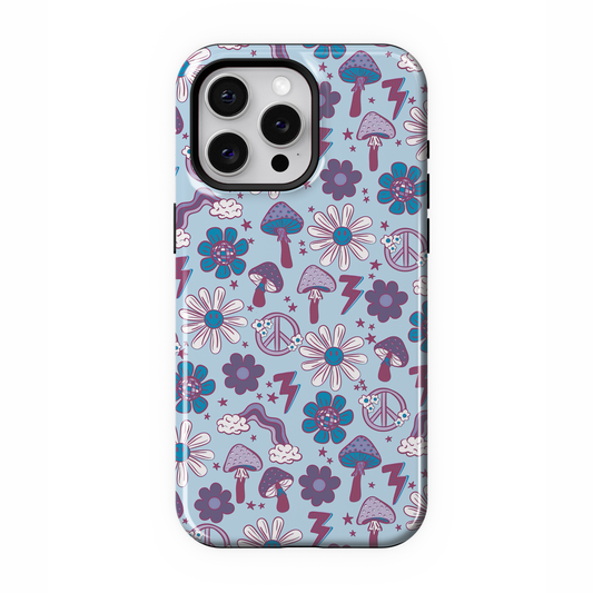 Blue Free Spirit iPhone Case