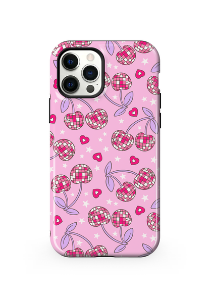 Pink & Purple Disco Cherries Phone Case