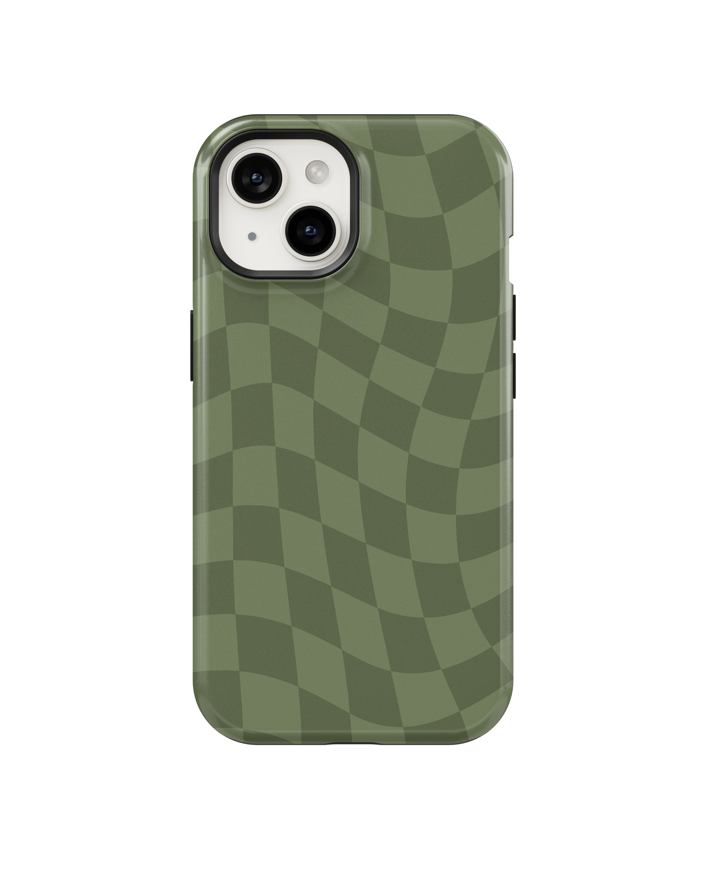 Moss Wavy Checkers Phone Case