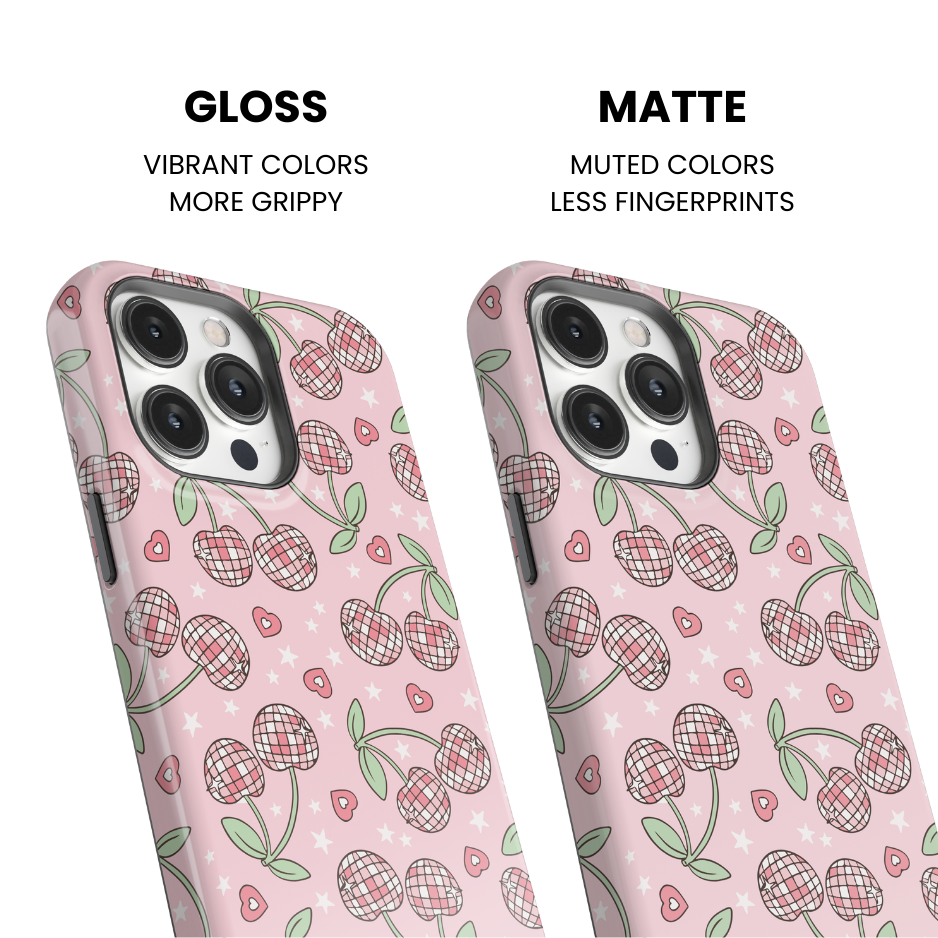 Pastel Disco Cherries Phone Case