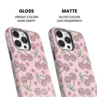 Pastel Disco Cherries Phone Case