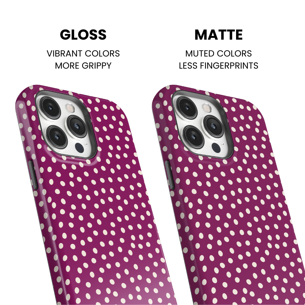 Velvet Dots Phone Case