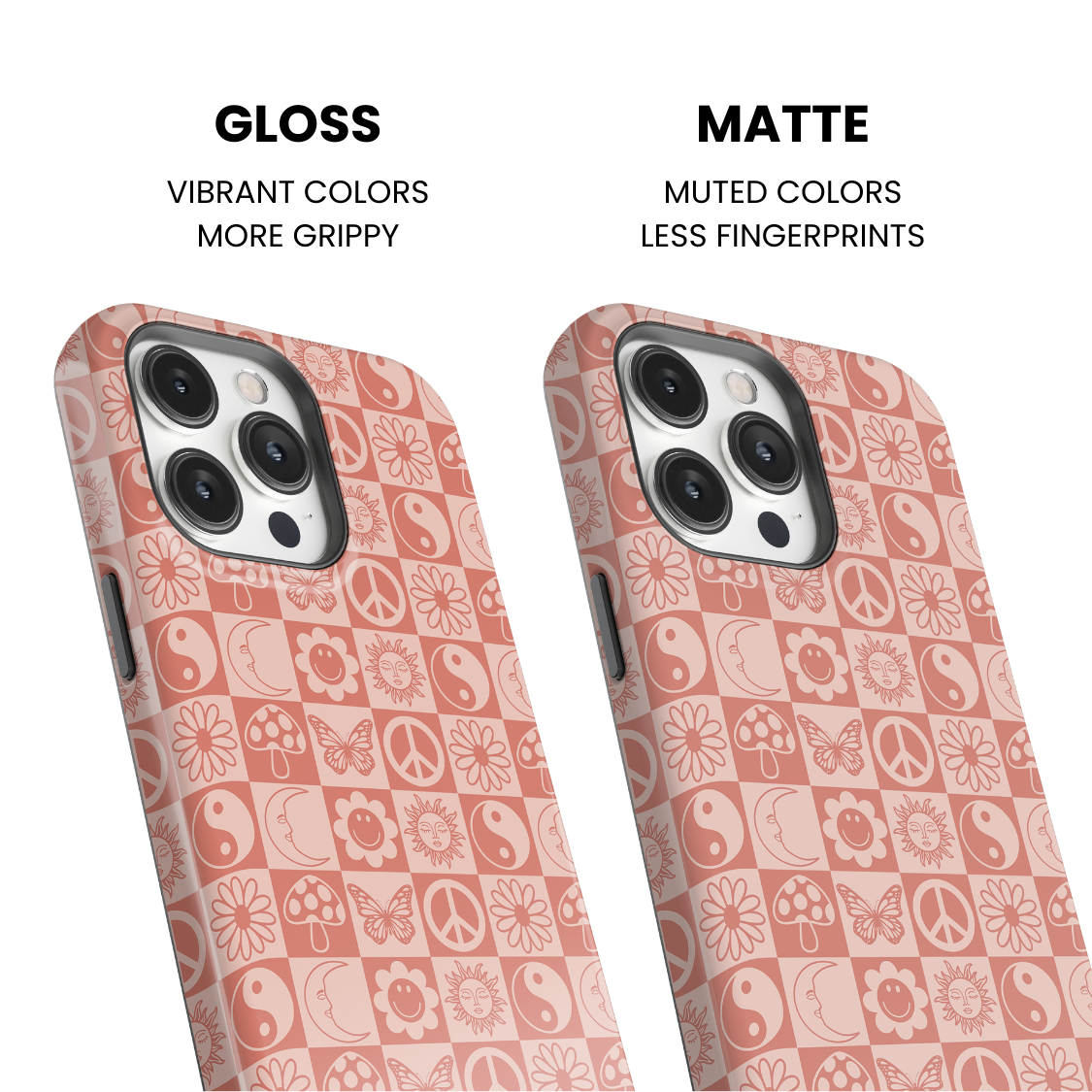 Pink Groovy Mosaic Phone Case