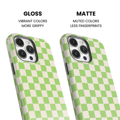 Katydid Checkers II Phone Case