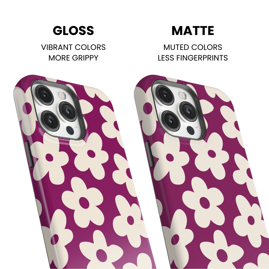 Velvet Big Blooms Phone Case