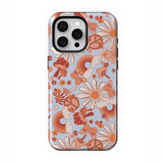 Blue Flower Child iPhone Case