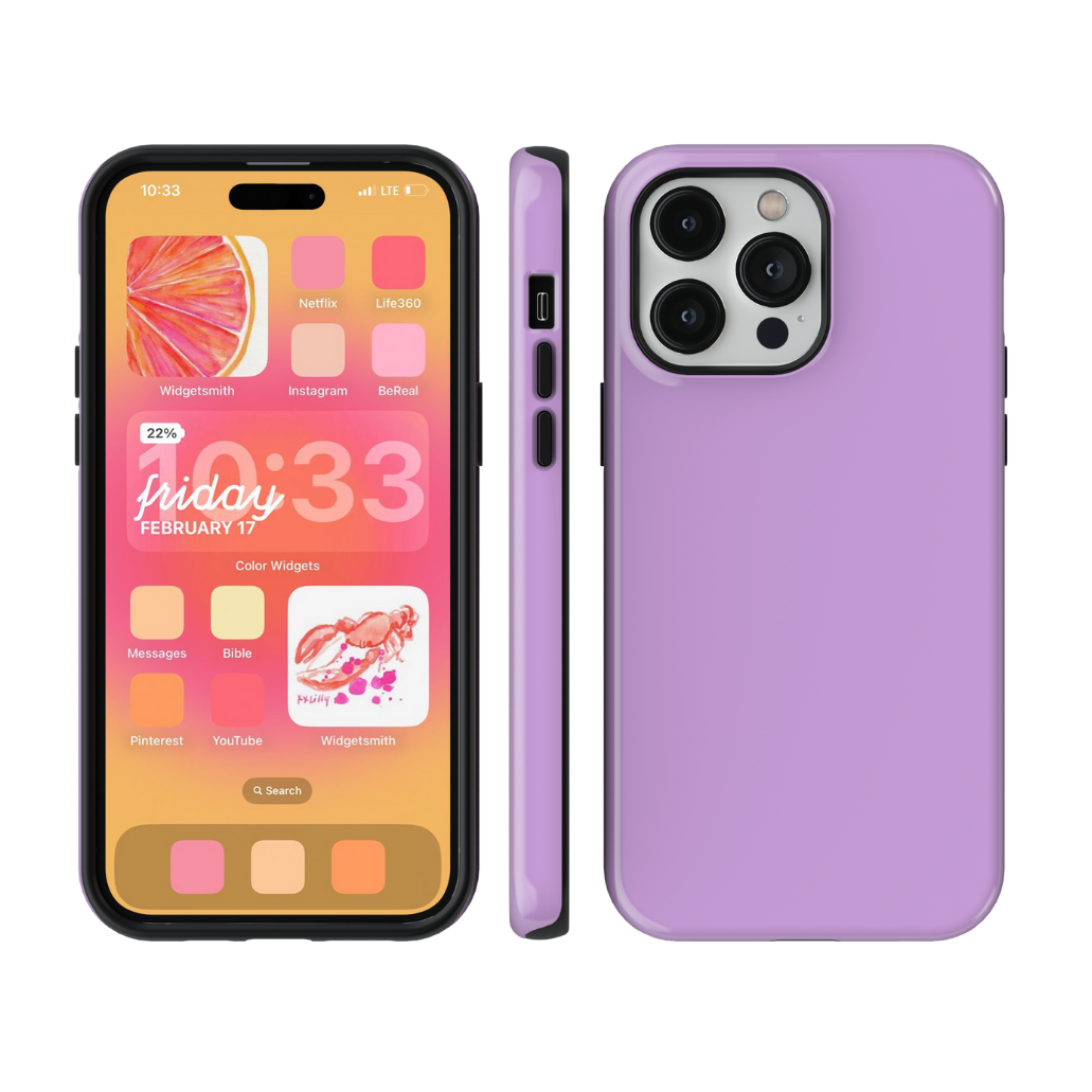 Lilac Solids Phone Case