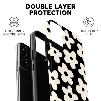 Onyx Big Blooms Galaxy Case