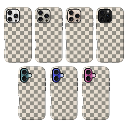 River Rock Checkers II Phone Case