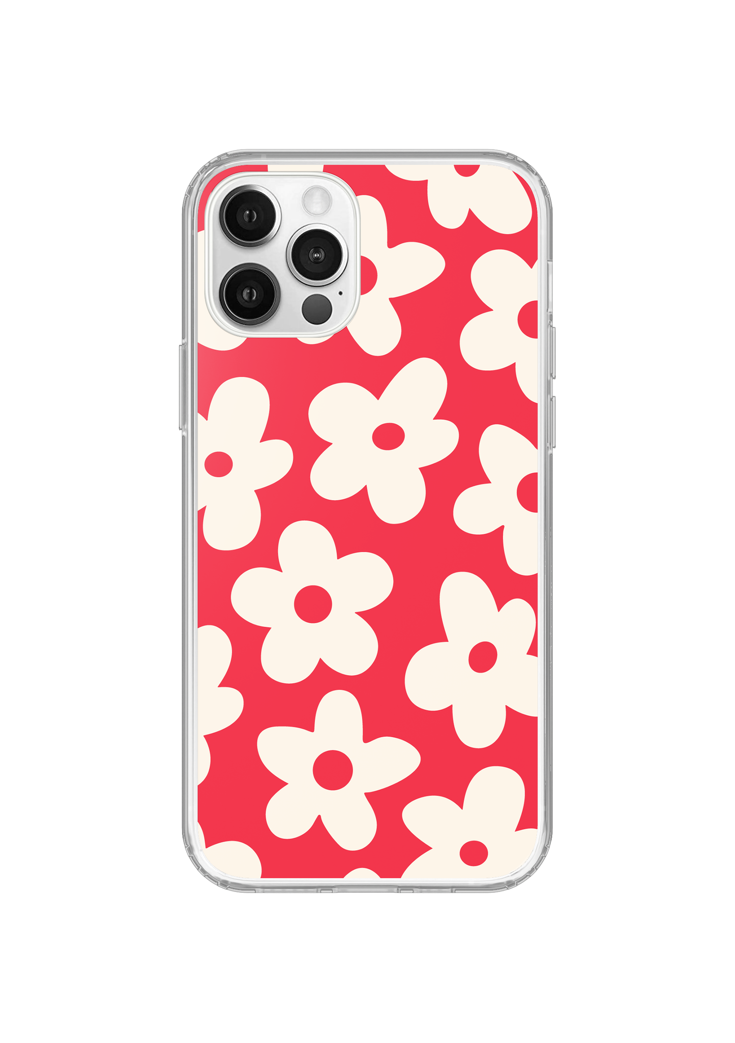 Vermillion Big Blooms Clear Case Insert