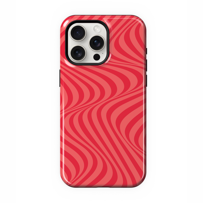 Vermillion Swirls Phone Case