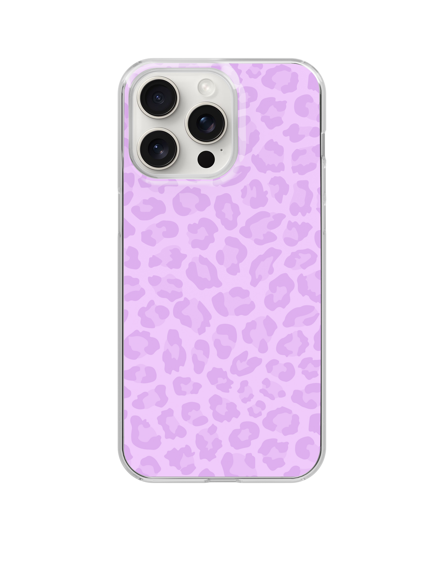 Lilac Leopard Clear Case Insert