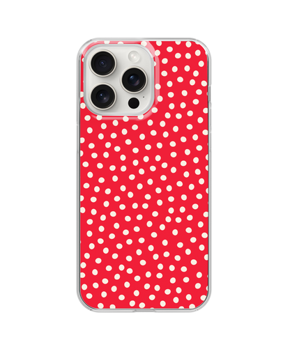 Vermillion Dots Clear Case Insert