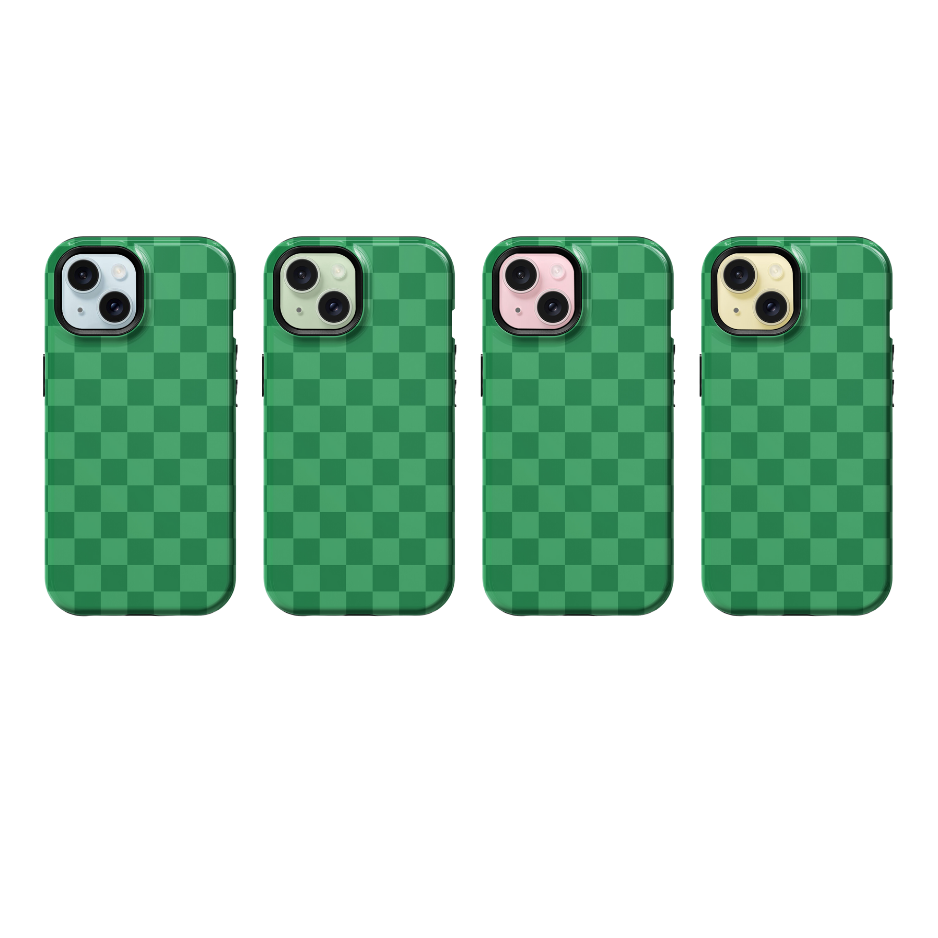 Emerald City Checkers Phone Case