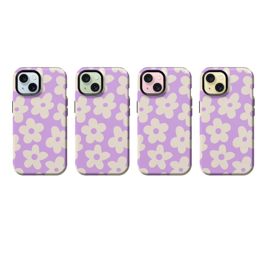 Lilac Big Blooms Phone Case