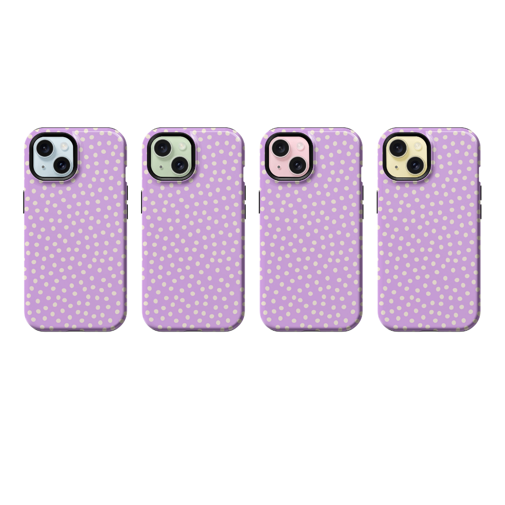 Lilac Dots Phone Case