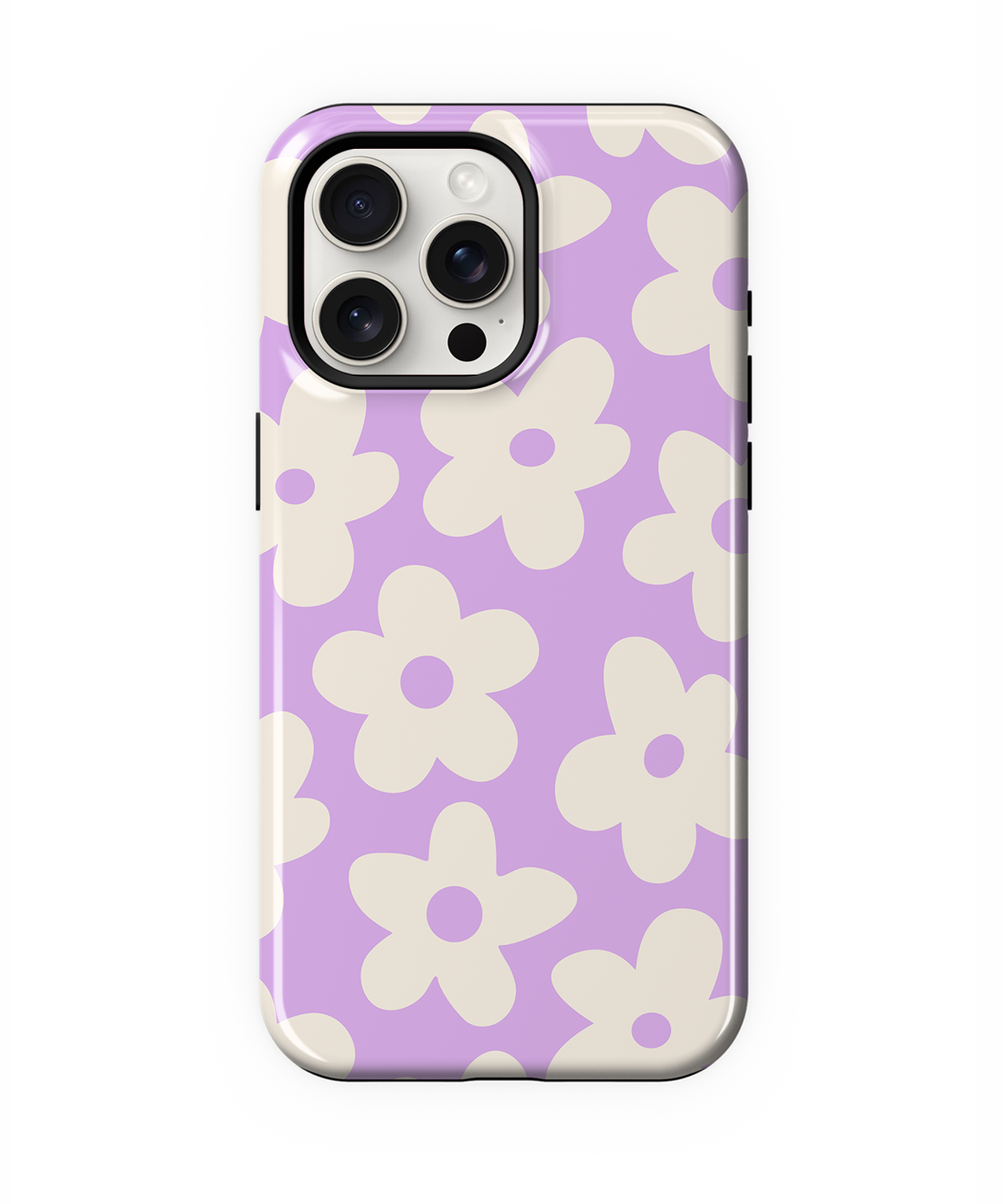 Lilac Big Blooms Phone Case