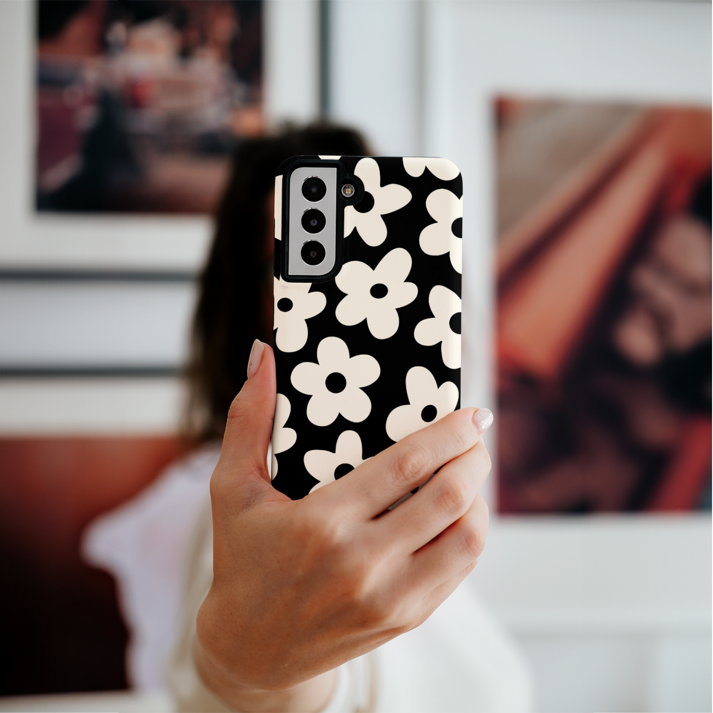 Onyx Big Blooms Galaxy Case