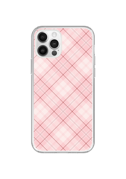 First Kiss Plaid Clear Case Insert