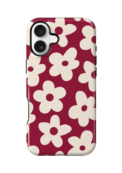 Black Cherry Big Blooms Phone Case