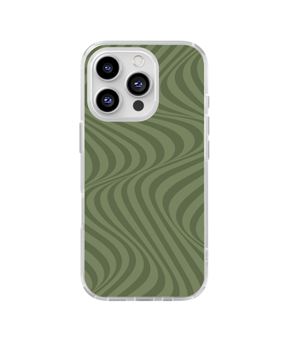 Moss Swirls Clear Case Insert