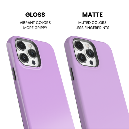 Lilac Solids Phone Case