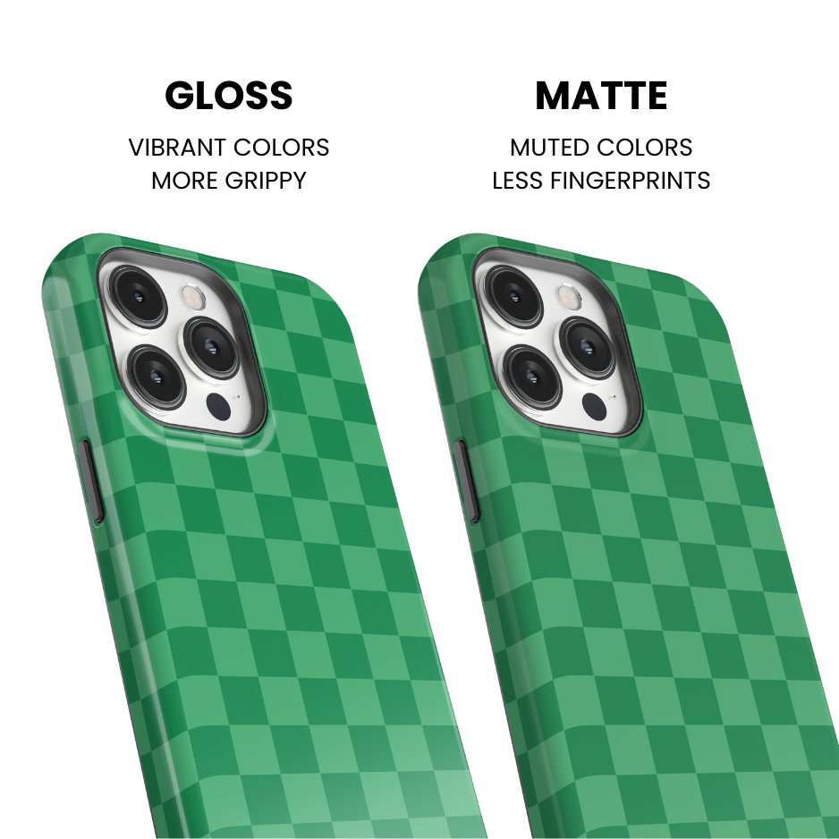 Emerald City Checkers Phone Case