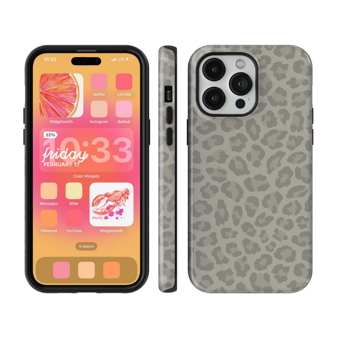 River Rock Leopard Phone Case