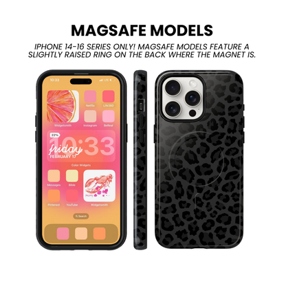 Onyx Leopard Phone Case