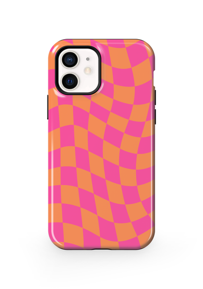 Sunkissed Wavy Checkers Phone Case