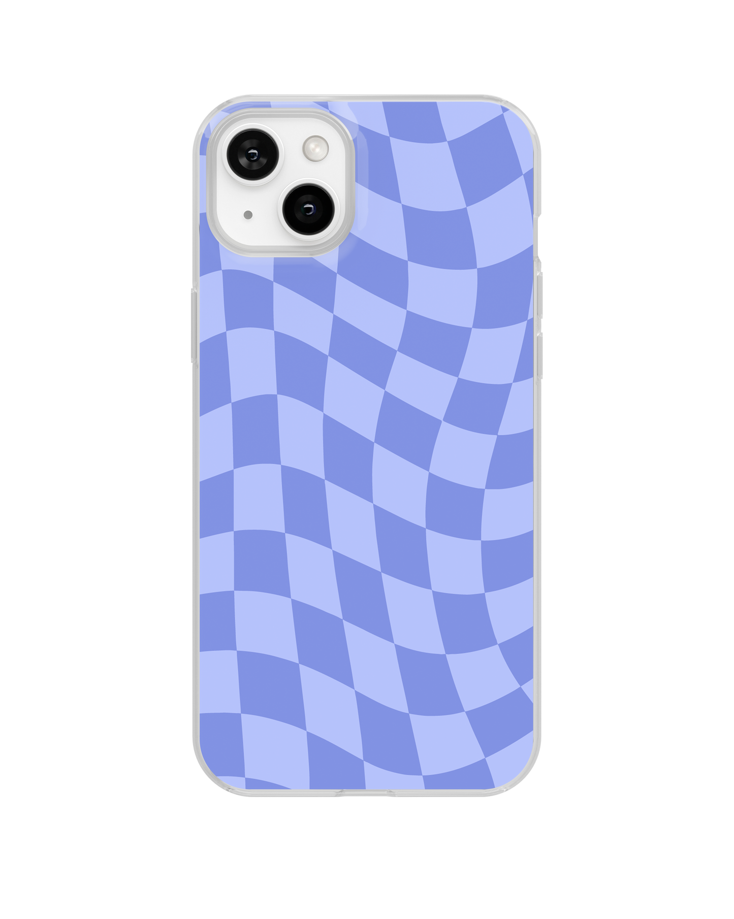 Bluebell Wavy Checkers Clear Case Insert