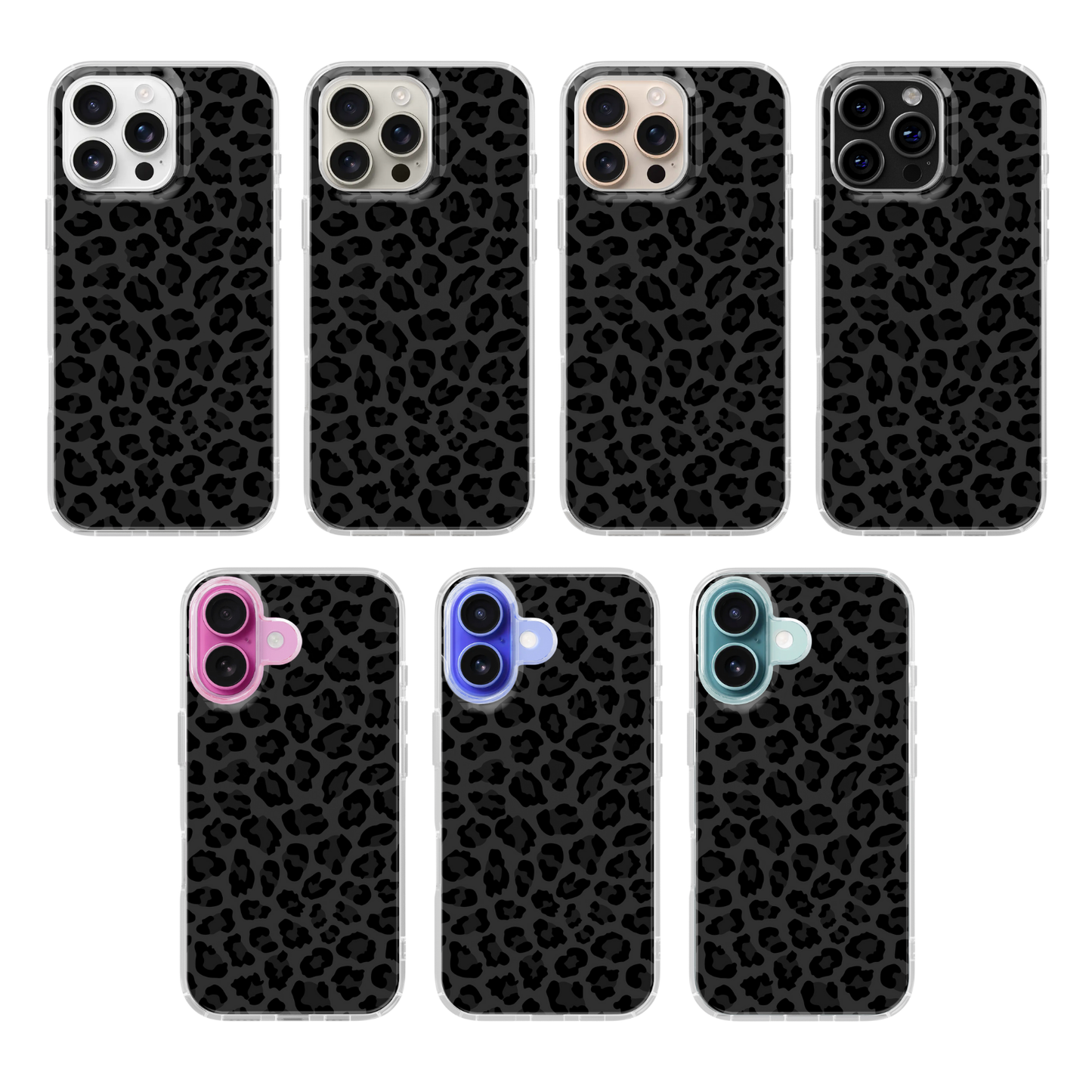 Onyx Leopard Clear Case Insert